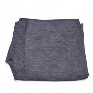 Callaway Men's Golf Shorts Size 36 Performance Stretch Black/Gray Heather EUC